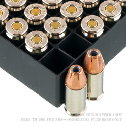 25 Rounds of 9mm Ammo by Fiocchi - 115gr JHP
