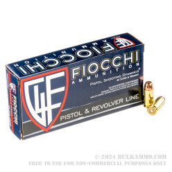 1000 Rounds of .40 S&W Ammo by Fiocchi - 165gr CMJ