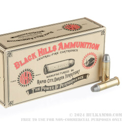 50 Rounds of .38 Spl Ammo by Black Hills Ammunition - 158gr CNL