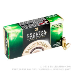 1000 Rounds of .40 S&W Ammo by Federal BallistiClean RHT - 125gr Frangible