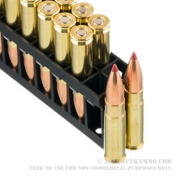 20 Rounds of .300 AAC Blackout Ammo by Hornady BLACK - 110gr NTX