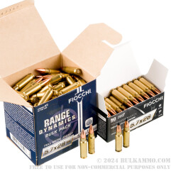 400 Rounds of 5.7x28mm Ammo by Fiocchi Combo Pack - 40gr FMJ & 40gr THP