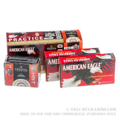 120 Rounds of .380 ACP Ammo by Federal - 95GR FMJ & 99GR HST
