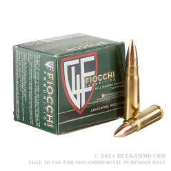 1000 Rounds of 7.62x39mm Ammo by Fiocchi - 124gr FMJ
