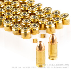 50 Rounds of 9mm Ammo by Federal - 124gr FMJ