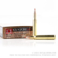 20 Rounds of .270 Win Ammo by Hornady - 120gr SST