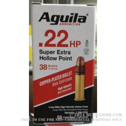 2000 Rounds of .22 LR Ammo by Aguila Super Extra - 38gr CPHP