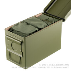 840 Rounds of 5.56x45 Ammo by PMC X-TAC - 62gr FMJ M855 in Bandolier in Ammo Can