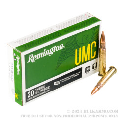 20 Rounds of .303 British Ammo by Remington UMC - 174gr MC