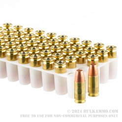 50 Rounds of 9mm Ammo by Blazer Brass - 147gr FMJ