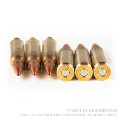 20 Rounds of .223 Ammo by DPX Ammunition - 62gr Solid Copper Hollow Point