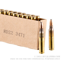 20 Rounds of 5.56x45 Ammo by Winchester Ranger - 64gr Bonded Solid Base
