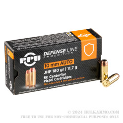500 Rounds of 10mm Ammo by Prvi Partizan - 180gr JHP