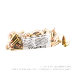 100 Rounds of 9mm Ammo by MBI - 124gr FMJ