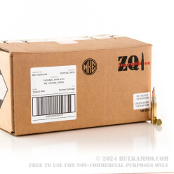 20 Rounds of .308 Win Ammo by ZQI - 147gr FMJ