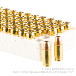 50 Rounds of 9mm Ammo by Winchester USA Ready - 115gr FMJ FN