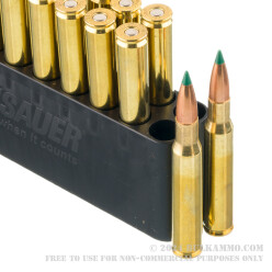 20 Rounds of 30-06 Springfield Ammo by Sig Sauer Elite Series - 165gr Controlled Expansion Tip