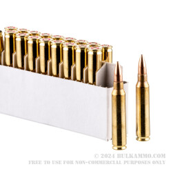 20 Rounds of 5.56x45 Ammo by Prvi Partizan - 55gr FMJ