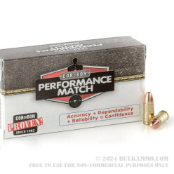 50 Rounds of 9mm Ammo by Corbon - 147gr FMJ