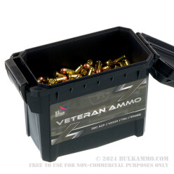 500 Rounds of .380 ACP Ammo by Veteran Ammo in Field Box - 100gr TMJ
