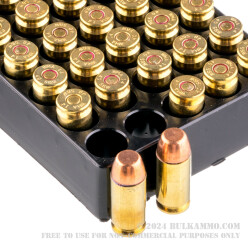 50 Rounds of .40 S&W Ammo by Winchester Ranger - 180gr FMJ