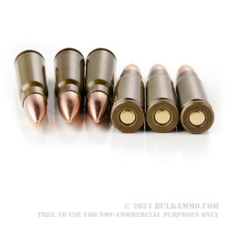 20 Rounds of 7.62x39mm Ammo by Brown Bear - Polymer Coated - 123gr FMJ