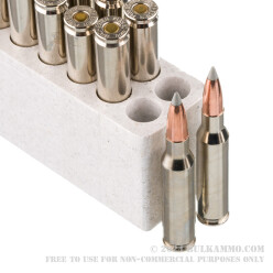 20 Rounds of 7mm-08 Ammo by Winchester - 140gr Ballistic Silvertip