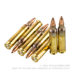 500 Rounds of 5.56x45 Ammo by Federal Varmint & Predator - 50gr JHP