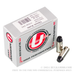 20 Rounds of 10mm Ammo by Underwood - 220gr Hard Cast