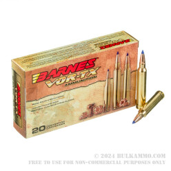 20 Rounds of .300 Win Mag Ammo by Barnes VOR-TX Polymer Tip - 180gr TTSX