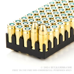 50 Rounds of 9mm Ammo by Sellier & Bellot Police - 115gr FMJ