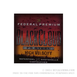 250 Rounds of 12ga Ammo by Federal Blackcloud - 3" 1 1/8 ounce #3 Shot