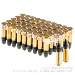 50 Rounds of .22 LR Quiet Ammo by CCI - 40gr LRN
