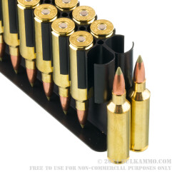 20 Rounds of .270 Win Short Mag Ammo by Nosler - 130gr Expansion Tip