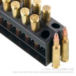 20 Rounds of .222 Rem Ammo by Remington - 50gr PSP