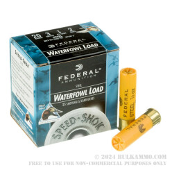 25 Rounds of 20ga 3" Ammo by Federal Speed-Shok Steel - 7/8 ounce #2 Shot