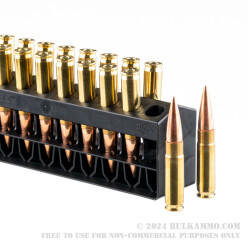 20 Rounds of .300 AAC Blackout Ammo by Barnes Precision Match - 125gr OTM BT