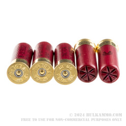 5 Rounds of 12ga Ammo by Federal LE with FliteControl Wad-  00 Buck 8 Pellets