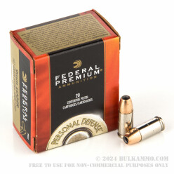 20 Rounds of 9mm Ammo by Federal - 147gr JHP