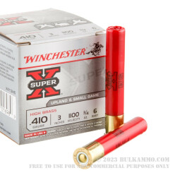 250 Rounds of .410 3" Ammo by Winchester -  #6 shot