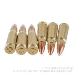 20 Rounds of 7.62x39mm Ammo by Golden Bear - 123gr FMJ
