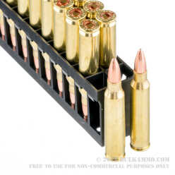 200 Rounds of 5.56x45 Ammo by Hornady BLACK - 62gr FMJ