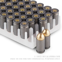 50 Rounds of 9x18mm Makarov Ammo by Tula - 92gr FMJ