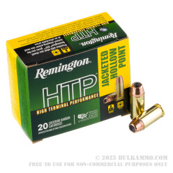 20 Rounds of .40 S&W Ammo by Remington HTP - 180gr JHP