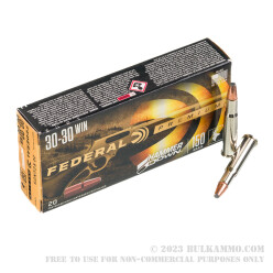 200 Rounds of 30-30 Win Ammo by Federal HammerDown - 150gr Bonded SP