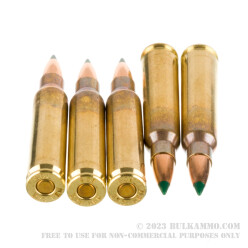20 Rounds of .223 Ammo by ADI - 55gr Polymer Tipped Sierra BlitzKing