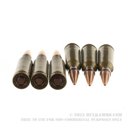20 Rounds of 5.45x39 Ammo by Red Army Standard - 59gr FMJ