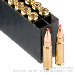 200 Rounds of 7.62x39mm Ammo by Hornady BLACK - 123gr SST