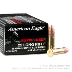 50 Rounds of .22 LR Ammo by Federal - 45 gr CPRN
