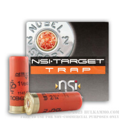 250 Rounds of 12ga Ammo by NobelSport - 1 1/8 ounce #8 shot